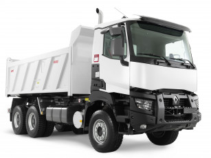 Картинка автомобили renault+trucks 2013г k 380 tipper светлый 6x4 renault