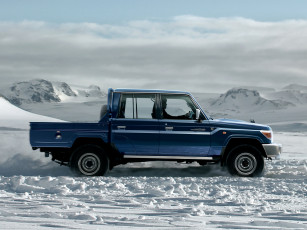 обоя автомобили, toyota, 2014г, pickup, 70, cruiser, grj79k, jp-spec, 30th, anniversary, land