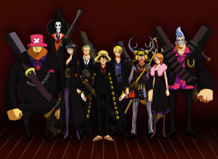 Картинка аниме one+piece franky d luffy nami brook monkey sanji usopp zoro roronoa chopper robin nico