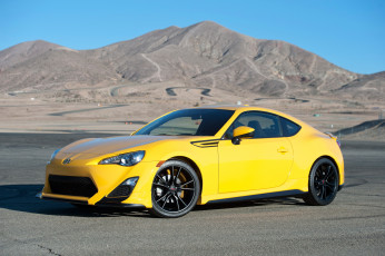 Картинка 2014+scion+fr-s+release+series автомобили scion желтый металлик горы