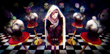 Картинка аниме tokyo+ghoul маски манекены арт парень uta токийский гуль tokyo ghoul sai ichirou