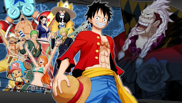 Картинка аниме one+piece d nami luffy franky brook roronoa sanji usopp monkey chopper zoro one piece nico robin