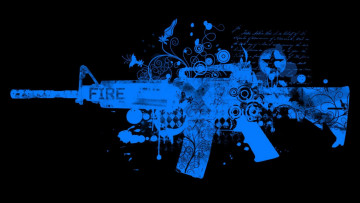 Картинка рисованные минимализм автомат фон