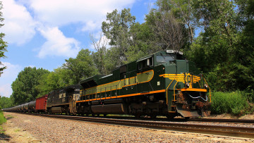 Картинка техника поезда состав локомотив железная рельсы дорога