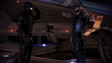 Картинка видео+игры mass+effect+3 мужчина робот