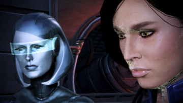 Картинка видео+игры mass+effect+3 взгляд девушка
