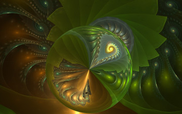 Картинка 3д+графика фракталы+ fractal цвета фон узор