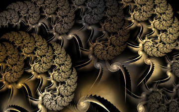 Картинка 3д+графика фракталы+ fractal цвета фон узор