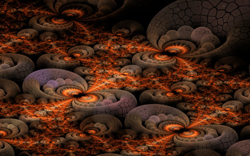 Картинка 3д+графика фракталы+ fractal фон цвета узор