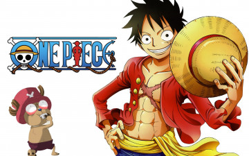 Картинка аниме one+piece chopper monkey d luffy