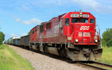 Картинка техника поезда состав локомотив рельсы железная дорога