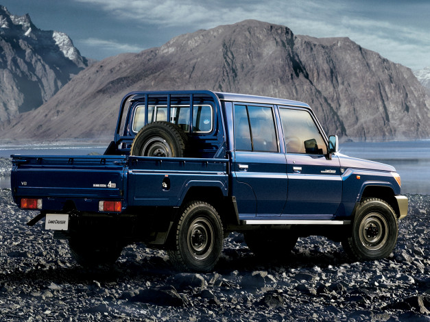 Обои картинки фото автомобили, toyota, pickup, grj79k, jp-spec, 30th, anniversary, 2014г, 70, cruiser, land