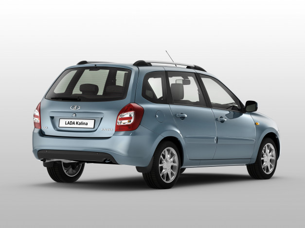 Обои картинки фото автомобили, ваз, lada, серый, 2013г, 2194, универсал, kalina