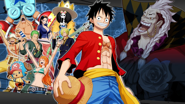 Обои картинки фото аниме, one piece, d, nami, luffy, franky, brook, roronoa, sanji, usopp, monkey, chopper, zoro, one, piece, nico, robin