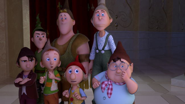 Обои картинки фото мультфильмы, - der 7bte zwerg, 7-ой гном, мультфильм, der, 7bte, zwerg, гномы, 7-ой, гном, замок, приключение