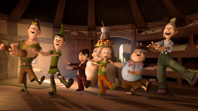 Обои картинки фото мультфильмы, - der 7bte zwerg, 7-ой гном, приключение, der, 7bte, zwerg, 7-ой, гном, мультфильм