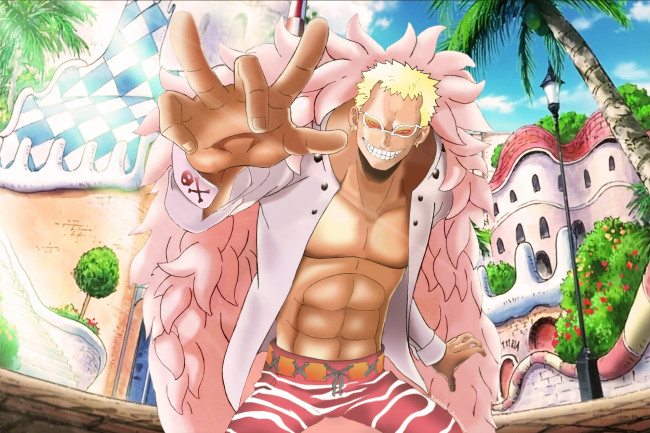 Обои картинки фото аниме, one piece, anime, donquixote, doflamingo, the, one, piece, shichibukai