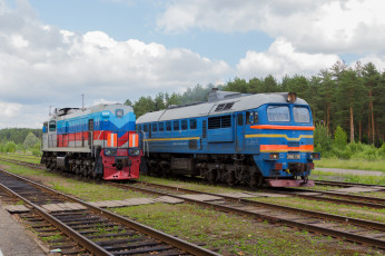 Картинка техника локомотивы локомотив рельсы дорога железная