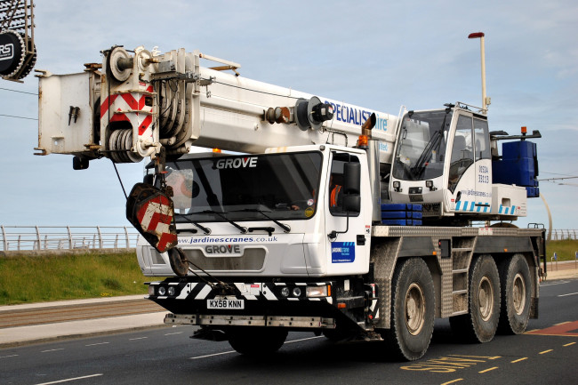 Обои картинки фото grove mobile crane, техника, краны, автокран