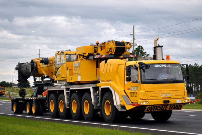 Обои картинки фото grove mobile crane, техника, краны, автокран
