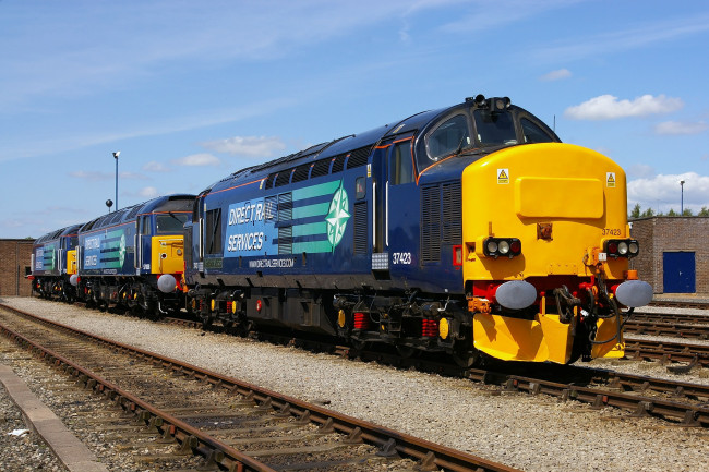 Обои картинки фото техника, локомотивы, локомотив, рельсы, дорога, железная