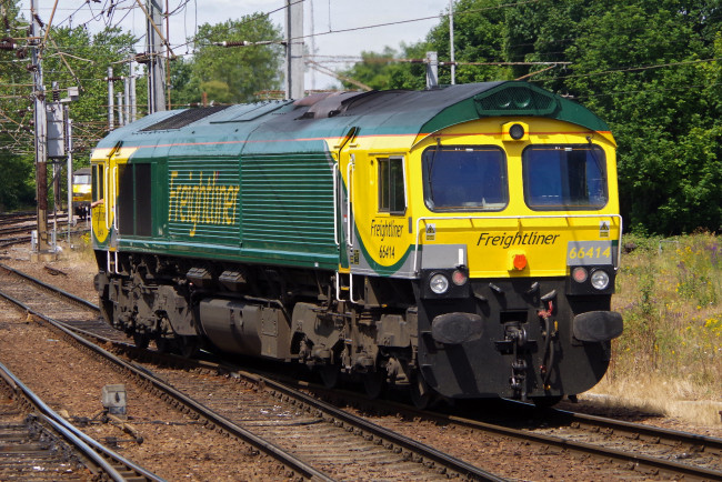 Обои картинки фото техника, локомотивы, дорога, железная, локомотив, рельсы