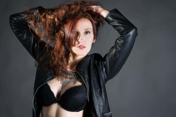 Картинка девушки -unsort+ рыжеволосые+и+другие взгляд лицо