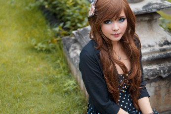 Картинка девушки -unsort+ брюнетки +шатенки лицо взгляд