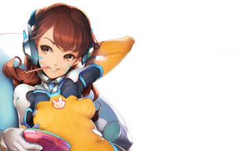 Картинка видео+игры overwatch d va