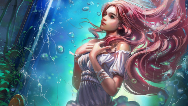 Обои картинки фото фэнтези, девушки, фентези, девушка, арт