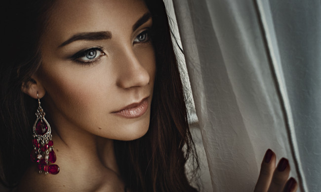 Обои картинки фото девушки, -unsort , лица,  портреты, лицо, взгляд