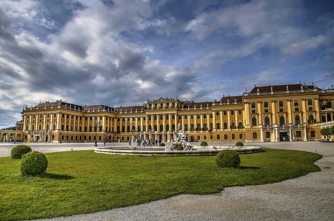 Обои картинки фото sch&, 246, nbrunn palace, города, - дворцы,  замки,  крепости, дворец, парк