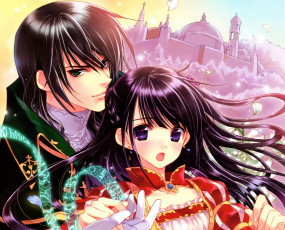 Картинка аниме torikago+no+oujo+to двое