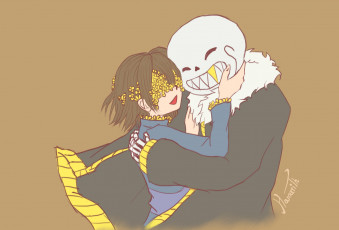 Картинка аниме undertale андертейл