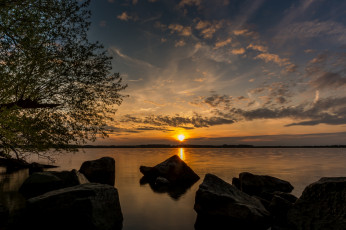 Картинка природа восходы закаты простор