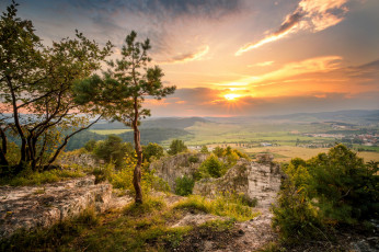 Картинка природа восходы закаты простор