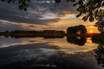 Картинка природа восходы закаты простор