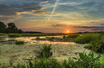 Картинка природа восходы закаты простор