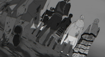 Картинка аниме touken+ranbu танец мечей