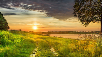 Картинка природа восходы закаты простор