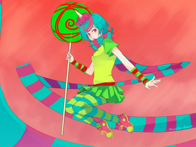 Обои картинки фото аниме, homestuck, roxy, lalonde