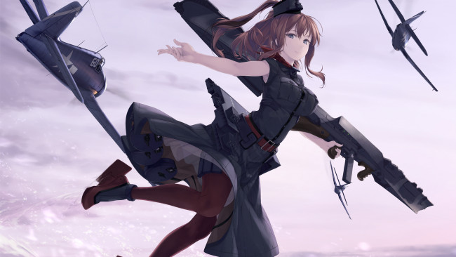 Обои картинки фото аниме, kantai collection, девушка