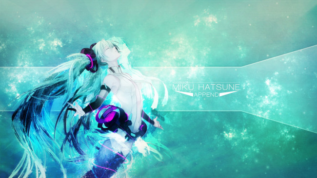 Обои картинки фото аниме, vocaloid, девушка