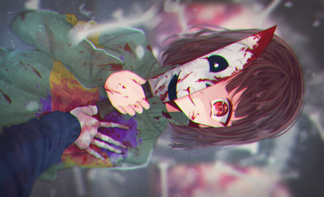 Обои картинки фото аниме, undertale, андертейл