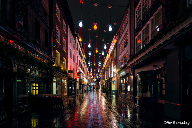 Обои картинки фото города, - огни ночного города, ночь