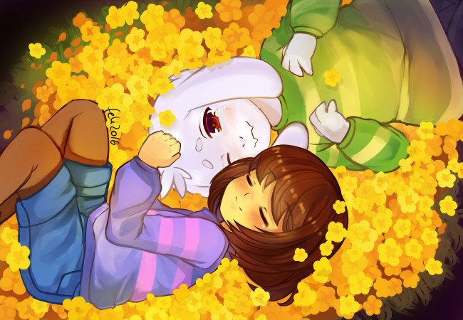 Обои картинки фото аниме, undertale, андертейл