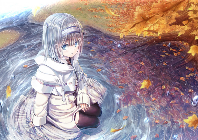 Обои картинки фото аниме, unknown,  другое, девушка