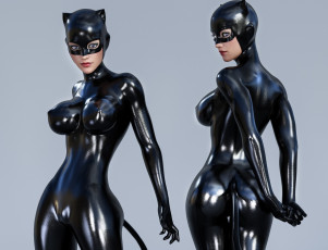 Картинка 3д+графика люди+ people девушка взгляд фон