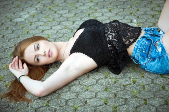 Картинка девушка девушки -unsort+ рыжеволосые+и+другие модель