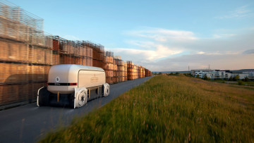 Картинка 2018+renault+ez-pro автомобили renault транспорт технологии ez-pro рено концепт электрический